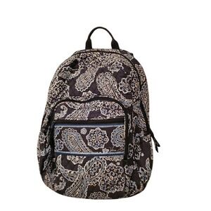 Vera Bradley Navy Blue‎ Bandana Backpack Paisley